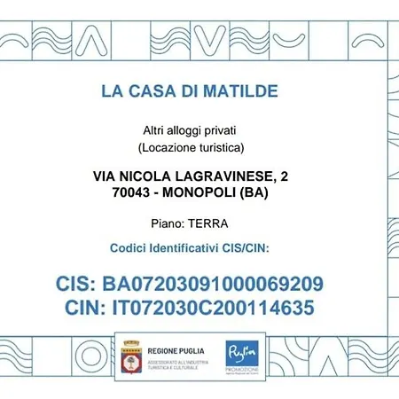 Appartamento La Casa Di Matilde *